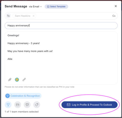 Add your email signature to a message youve sent in Laudio_IMG1