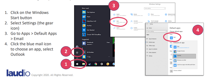 Required step for New Users- Set Outlook as your computers Default Email Client_IMG1